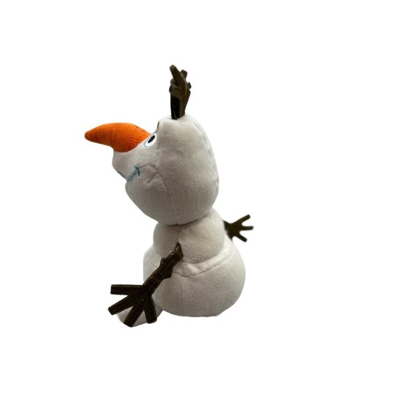 Disney Frozen II Olaf Soft Cuddly White Snowman Small 9" Plush Stuffed Toy - Picture 5 of 6